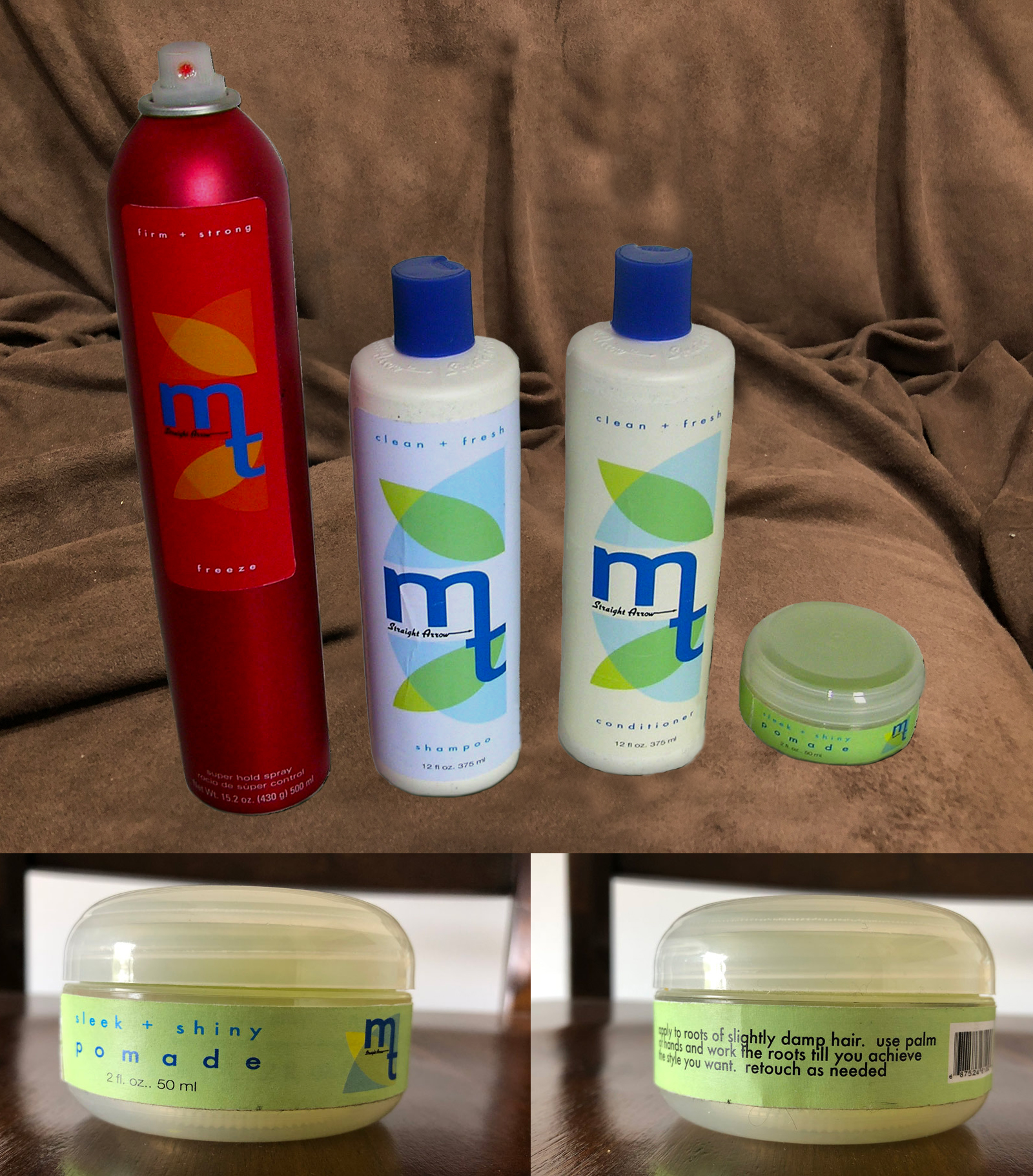 Client: Mane n' Tail (unofficially). Description: Package and branding redesign for existing hair products of 'Mane n' Tail' by Straight Arrow.
